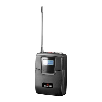 Parallel Bodypack transmitter, 100 channel UHF, (2 x AA batt required) 520MHz
